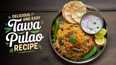 Delicious and Easy Tawa Pulao Recipe