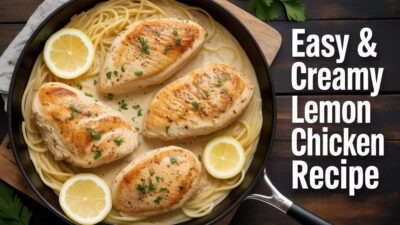 Easy & Creamy Lemon Chicken Recipe