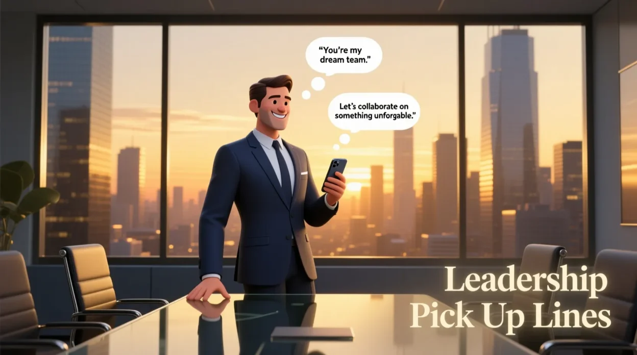 Leadership Pick Up Lines